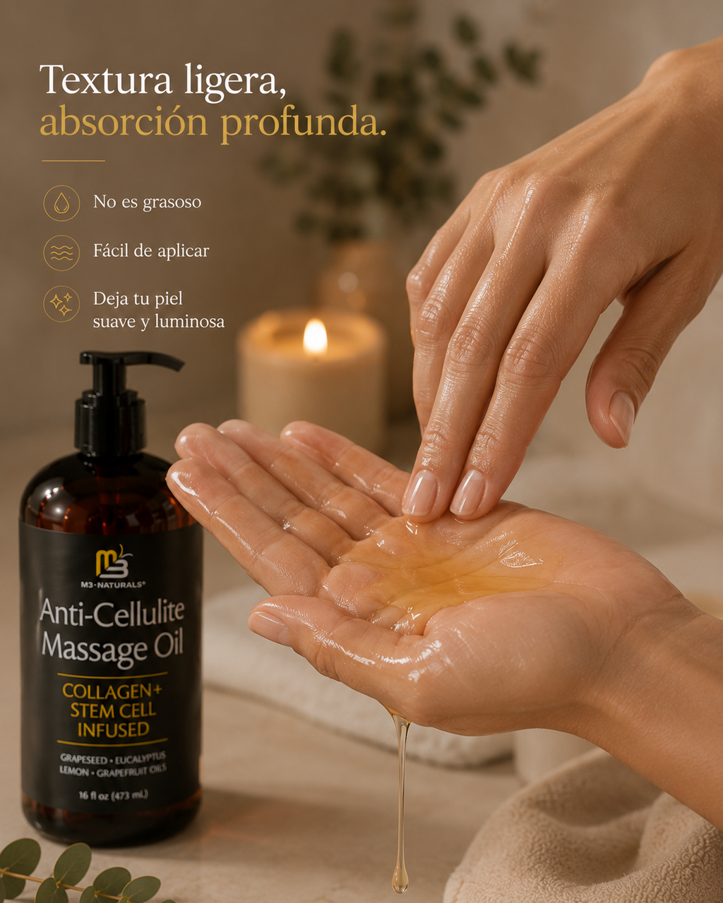 Aceite Anti-Estrías Premium 16 oz